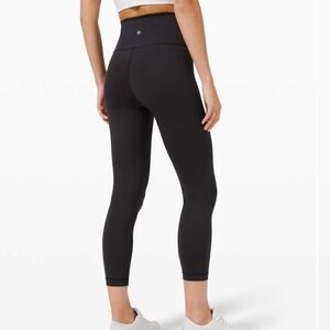 Lululemon Wunder Train High-Rise Crop 23" Size 4 Black New With Tags